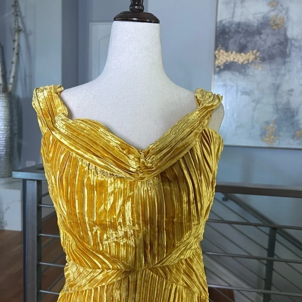 NBD Danica Mini Dress in Saffron Yellow - Picture 6 of 14